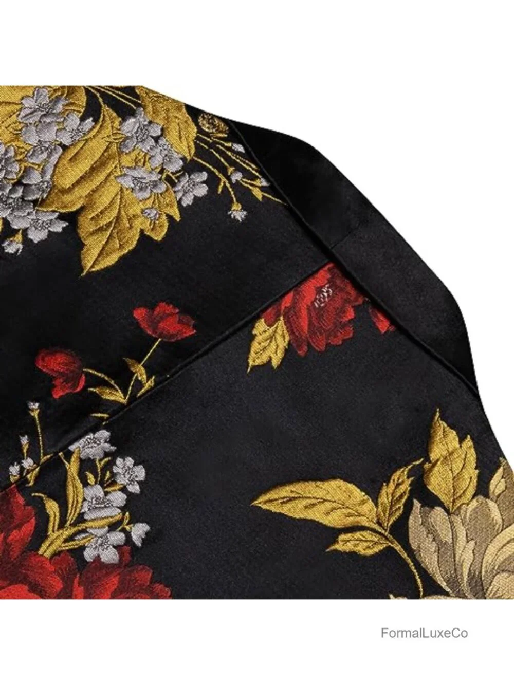 Men's Sport Coat Blazer Paisley Tuxedo 1 Button Party Wedding